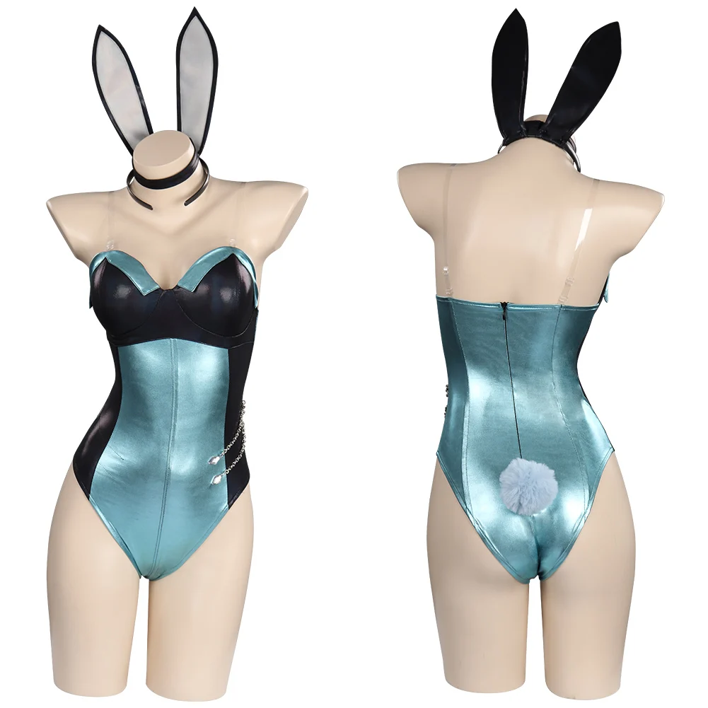 Костюм для косплея LoL Kaisa комбинезон KDA Bunny девочек сексуальный бара ночного клуба
