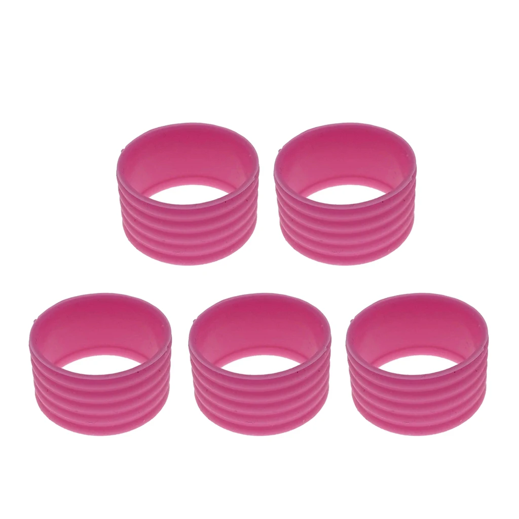 Tennis Overgrip Racket Grip Sticky Overgrip Racket Grip Tape Racket Overgrip Tennis Racket Tape Anti Slip Grip Strap 5 Packs Tennis Racquet Grip Ring Sweat Absorbing Badminton Grip Band