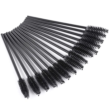 

200Pcs Disposable Mascara Wand Eyelash Eyebrow Brushes Spooly Applicator Makeup Kits