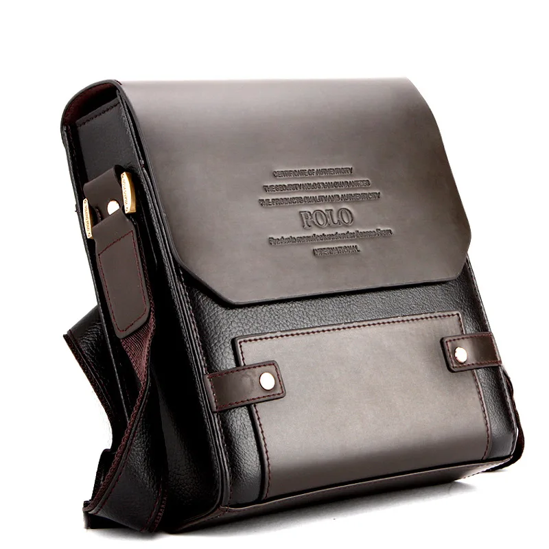

Foreign Trade Men's Bag Business Hand Men's Bag Vertical One-Shoulder MEN'S Messenger Bag Business Casual Horizontal Version Bri
