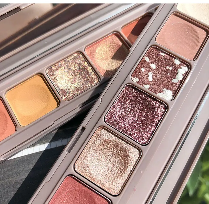 NOVO New Beauty 10 оттенков влагостойкие мерцающие матовые тени для век Палитра Тени