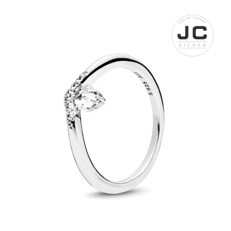 JC модное очаровательное 925 пробы Серебряное кольцо, оригинальное кольцо, кольца для мужчин и женщин, ювелирные изделия, подарок, классическое кольцо желаний - Цвет основного камня: SILVER