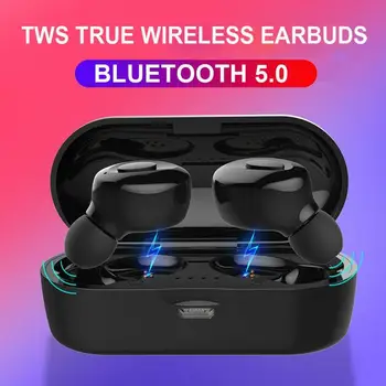 

TWS Earphone Headset Bluetooth 5.0 Wireless Sports Headphones Earbuds USB Charging Box For Smart Phone
