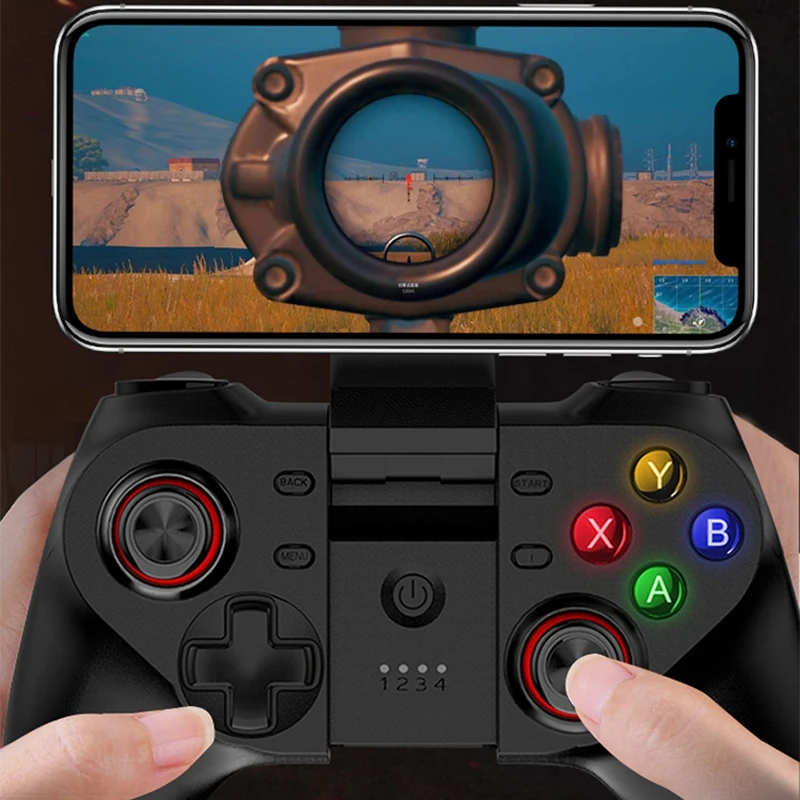 FULL-Bluetooth Gamepad Mobile Joypad Android Joystick Wireless Vr Controller Smartphone Tablet Pc Phone Smart Tv Game Pad