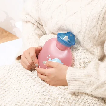 

2020 New Thick Hot Water Bottles Portable Rubber Winter Warm Water Bottle Hand Warmer Girls Pocket Hand Feet Hot Water Bag
