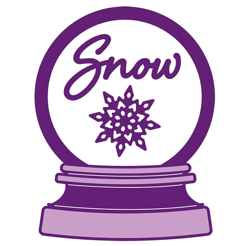 

Snow Snowflake Crystal Ball Set Metal Cutting Dies for DIY Scrapbooking Embossing Paper Cards Making Crafts Supplies 2019 New