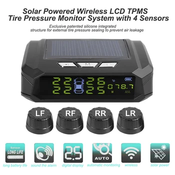 

Solar Car Altitude Display Wide Scope of Application Simplicity Tire Pressure Monitoring System with 4 Sensors