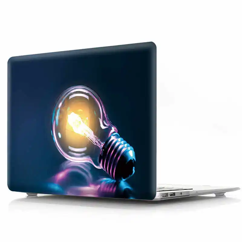 Печатный пузырь для Macbook Pro 13 15 CD rom чехол для ноутбука A1278 A1286 жесткий ПВХ чехол для Mac book Pro 13 Pro 15 CD rom чехол - Цвет: 4