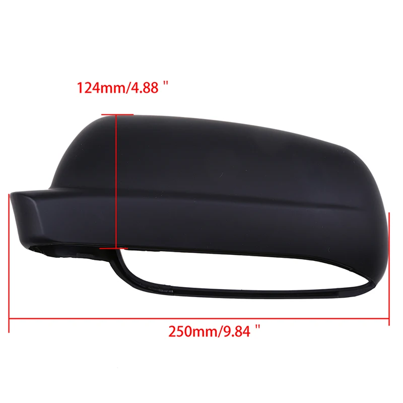 Накладка на боковое зеркало заднего вида пассажира POSSBAY для VW Golf MK4 2000 2007 матовое