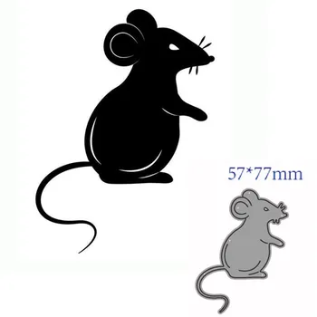 

metal cutting dies cut die mold Animal mouse decoration Scrapbook paper craft knife mould blade punch stencils