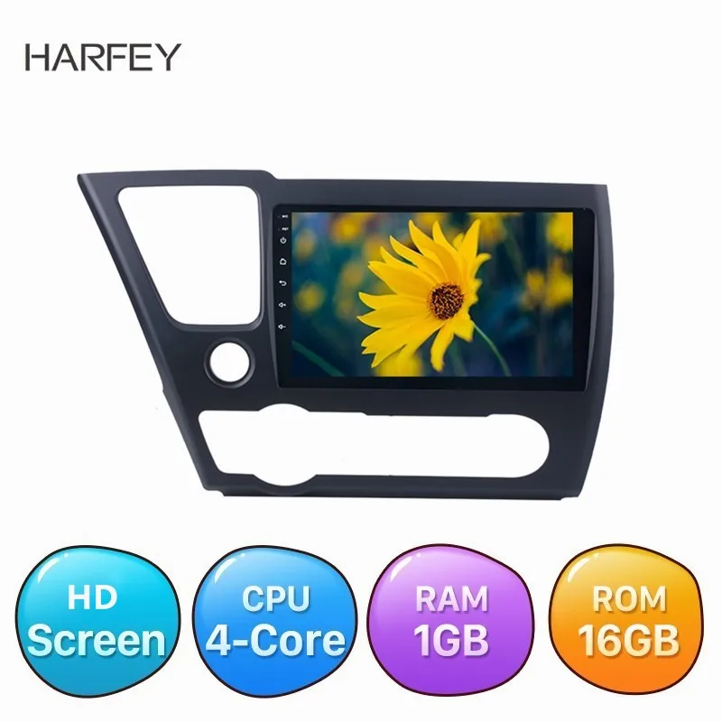 Harfey автомобильный стерео GPS навигация для 2013 2017 HONDA CIVIC головное устройство Android 8 1