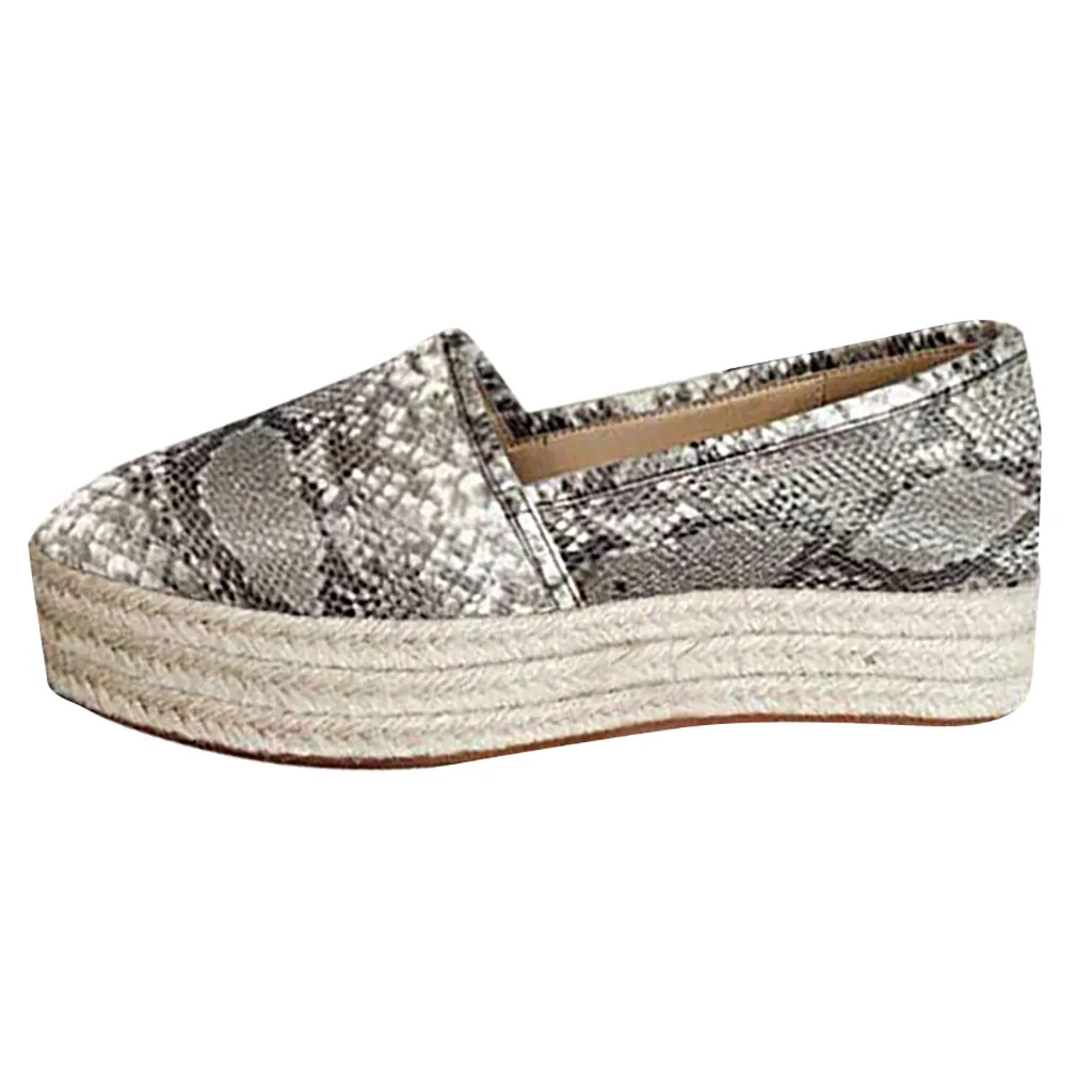 

SAGACE fashion women's sneakers with platform Shallow sneakers women Print Pumps Round Toe Casual shoes women Flats Boat Shoes