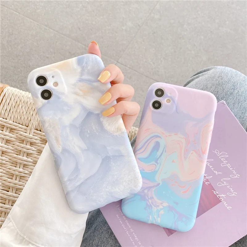 Чехол для телефона с китайскими цветными чернилами iPhone 11 12 Pro mini Max 7 8 Plus SE 2020 X XR XS