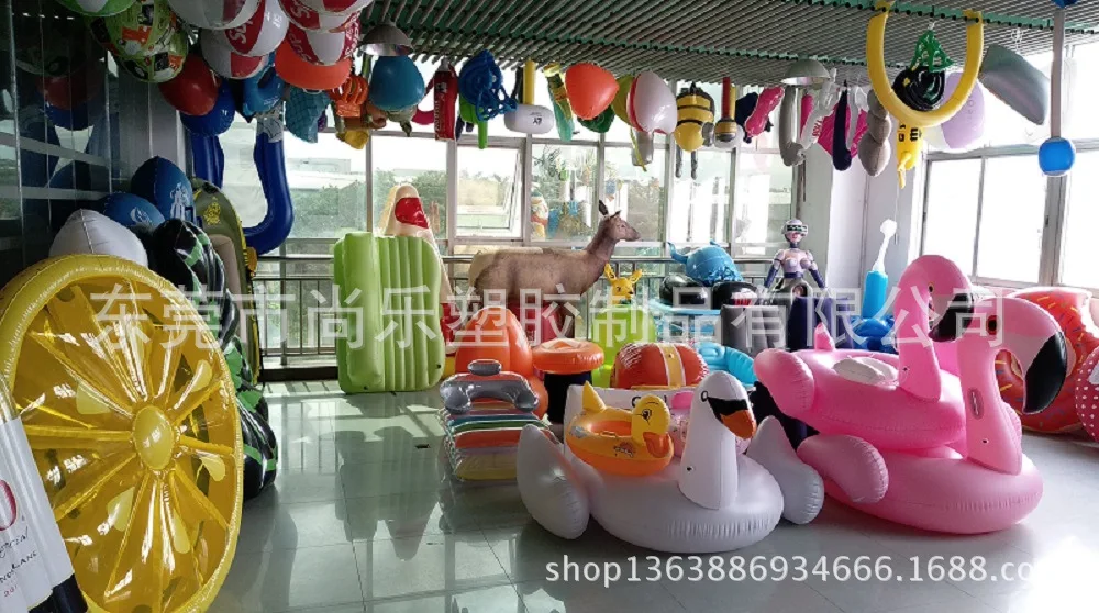 Factory Direct Selling Blue Orange Thick Inflatable CHILDREN'S Swimwear, PVC Thick Blowing Learn Swimming Clothes Wholesale