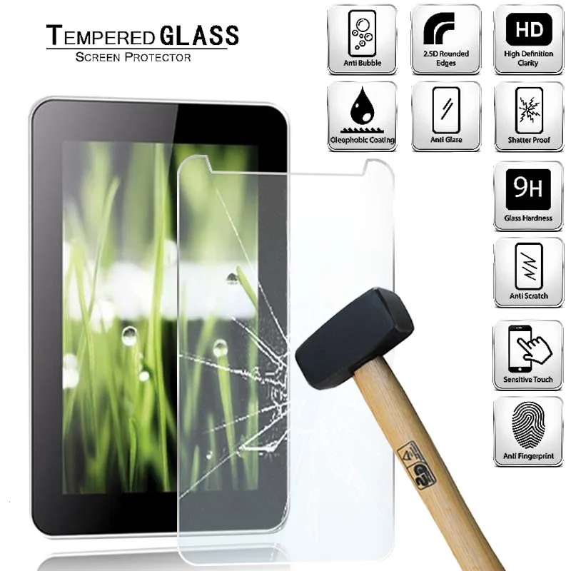 

Tablet Tempered Glass Screen Protector Cover for Lava M Tab Tablet Computer Anti-Scratch Explosion-Proof Screen