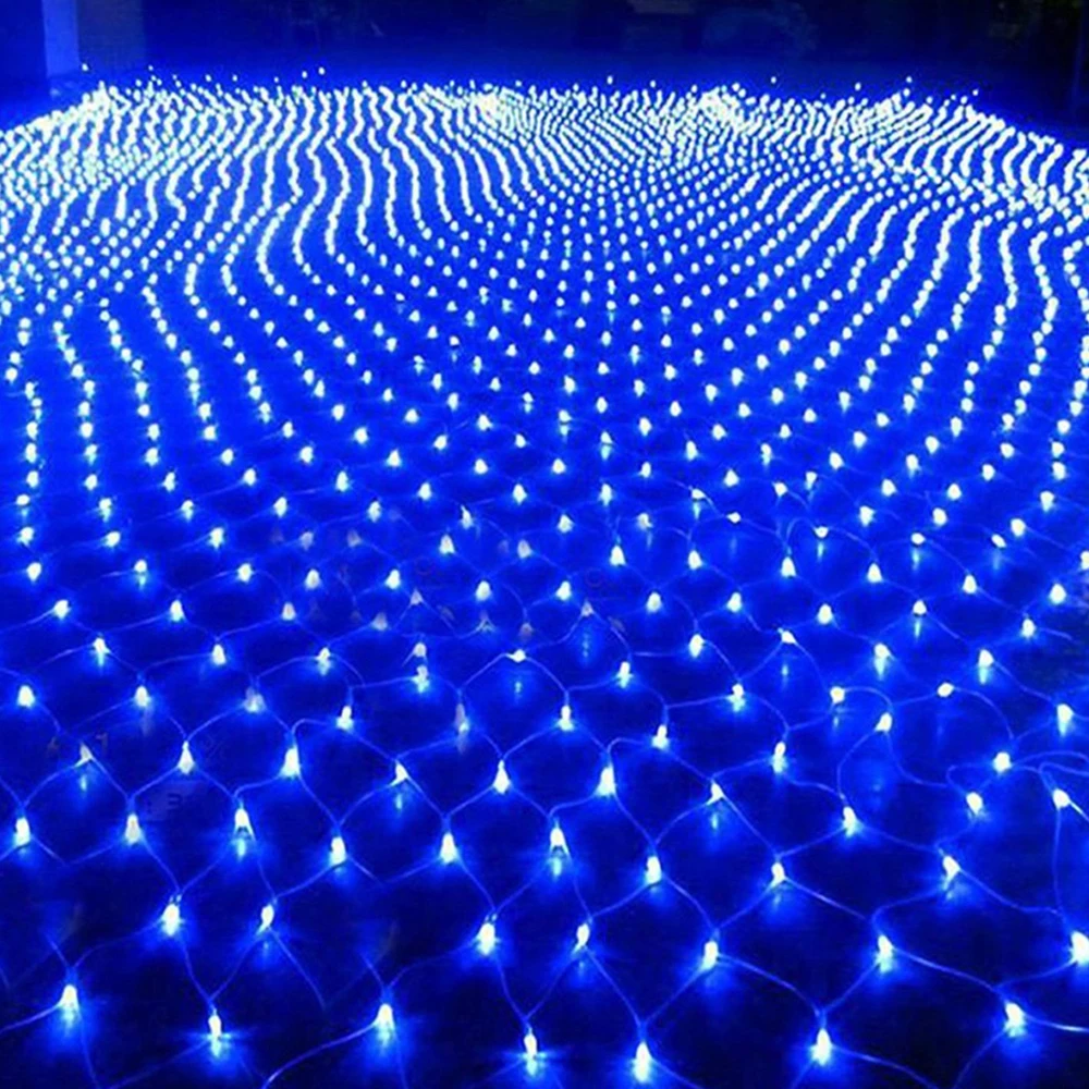 3x2M Christmas Garlands LED String Valentine Net Lights Fairy Party Garden Wedding Outdoor Decoration Curtain Lights String 13