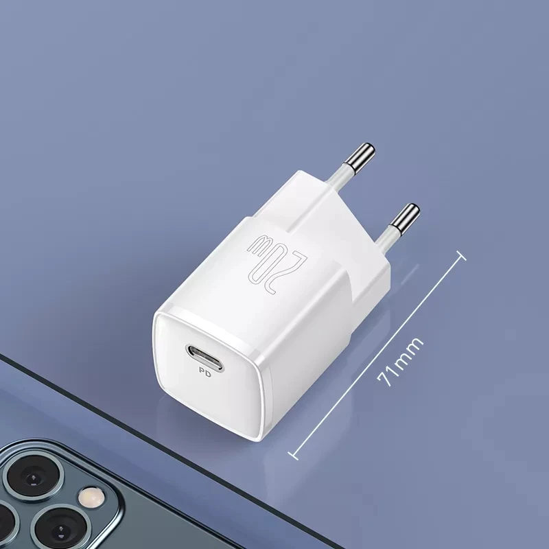 Baseus 20 واط USB C شاحن محمول نوع C شاحن دعم PD ش...