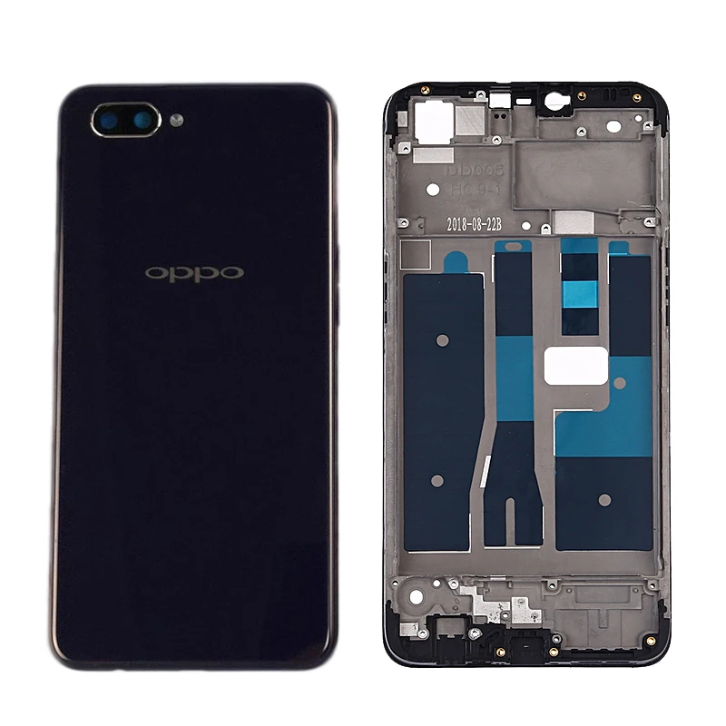 Для OPPO A5 Крышка батарейного отсека задняя стеклянная дверная Крышка корпуса протестирована