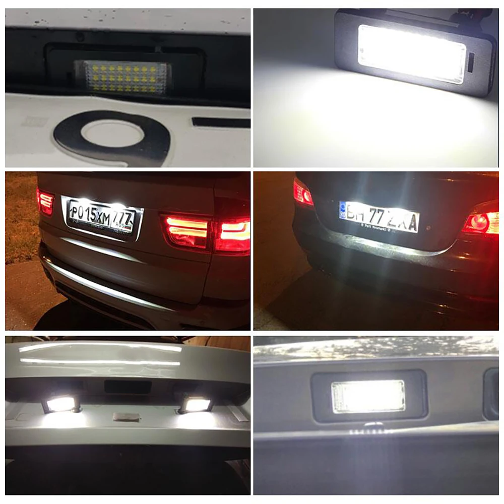 2 шт. светодиодный светильник для номерного знака автомобиля Skoda Octavia 3 Superb B6 Rapid Combi