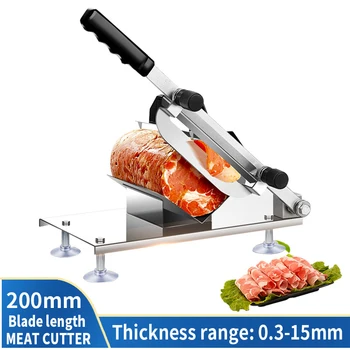 

Household Mini Mutton Slicer Meat Cutting Machine Commercial Fat Beef Mutton Meat Grinder