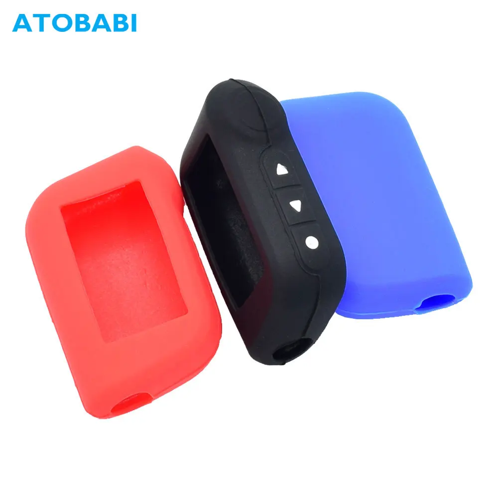 Силиконовый чехол ATOBABI для ключей с ЖК-дисплеем StarLine А63 A93 A36 A39 A66 A96 двухсторонняя