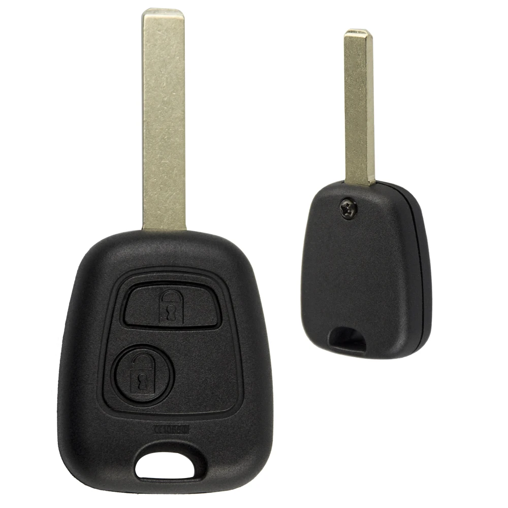OkeyTech для Peugeot 307 Partner Citroen C4 Picasso Xsara Key заготовки VA2 Blade 2 Button 433Mhz ID46 7961 чип и