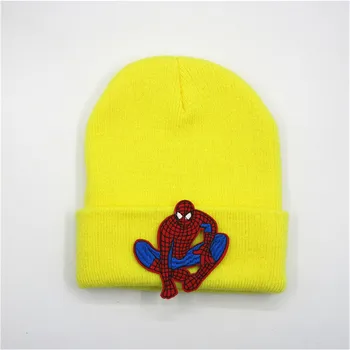 

hero embroidery Thicken knitted hat winter warm hat Skullies cap beanie hat for kid men and women 232