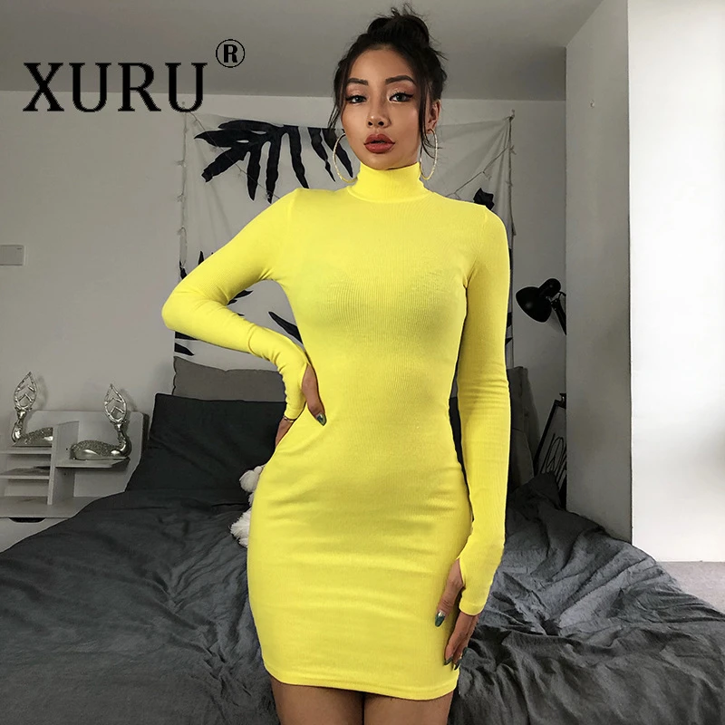 long sleeve body dress