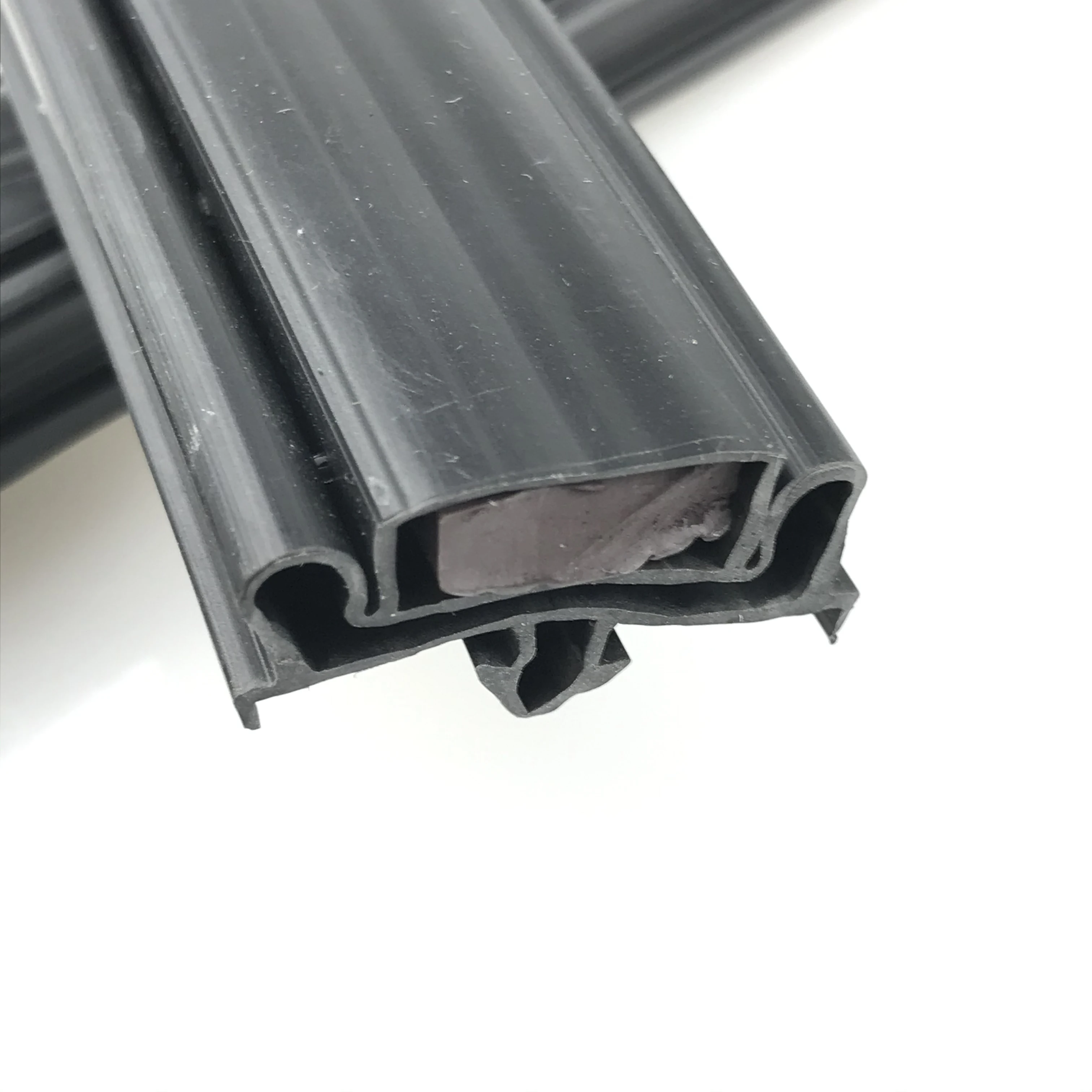 2 متر/وحدة المغناطيس الفريزر قطاع PVC المطاط الثلاجة ختم البلاستيك الشخصي الغبار ، للماء الثلاجة الباب ختم قطاع