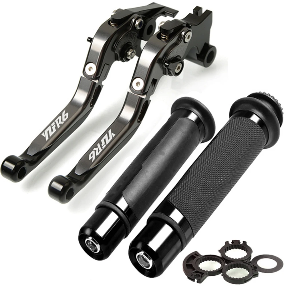 Для YAMAHA YZFR6 YZF-R6 YZF R6 1999 2000 2001 2002 2003 2004 CNC мотоциклетные Регулируемые сцепные рычаги Руль управления для рук - Цвет: BKGYGYBK