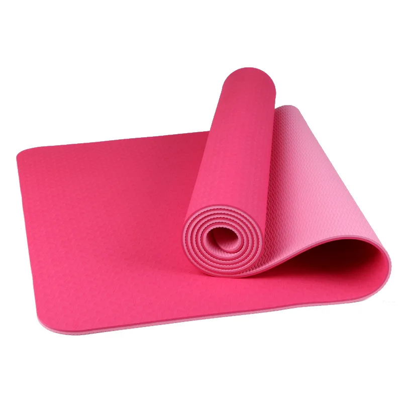 1830 * 610 * 6mm TPE Yoga Mat Double-sided Non-slip Quality Sports Mat Fitness Gym Home Environmentally Friendly Tasteless Mat