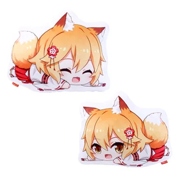 

The Helpful Fox Senko-san Plush Toy Anime Sewayaki Kitsune no Senko-san Pillow Doll Cosplay Tail 50cm For Gift X4373