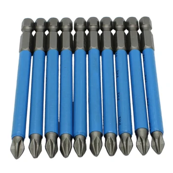 

10pcs/set Hex Shank Anti Slip Electric Hand Drill Cross Screwdriver Bits Useful