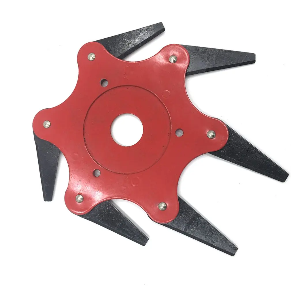 High Strength Professional Tool Farm Mower Lawn Mower Lawn Machine Carbide Six-Leaf Knife Grass Head