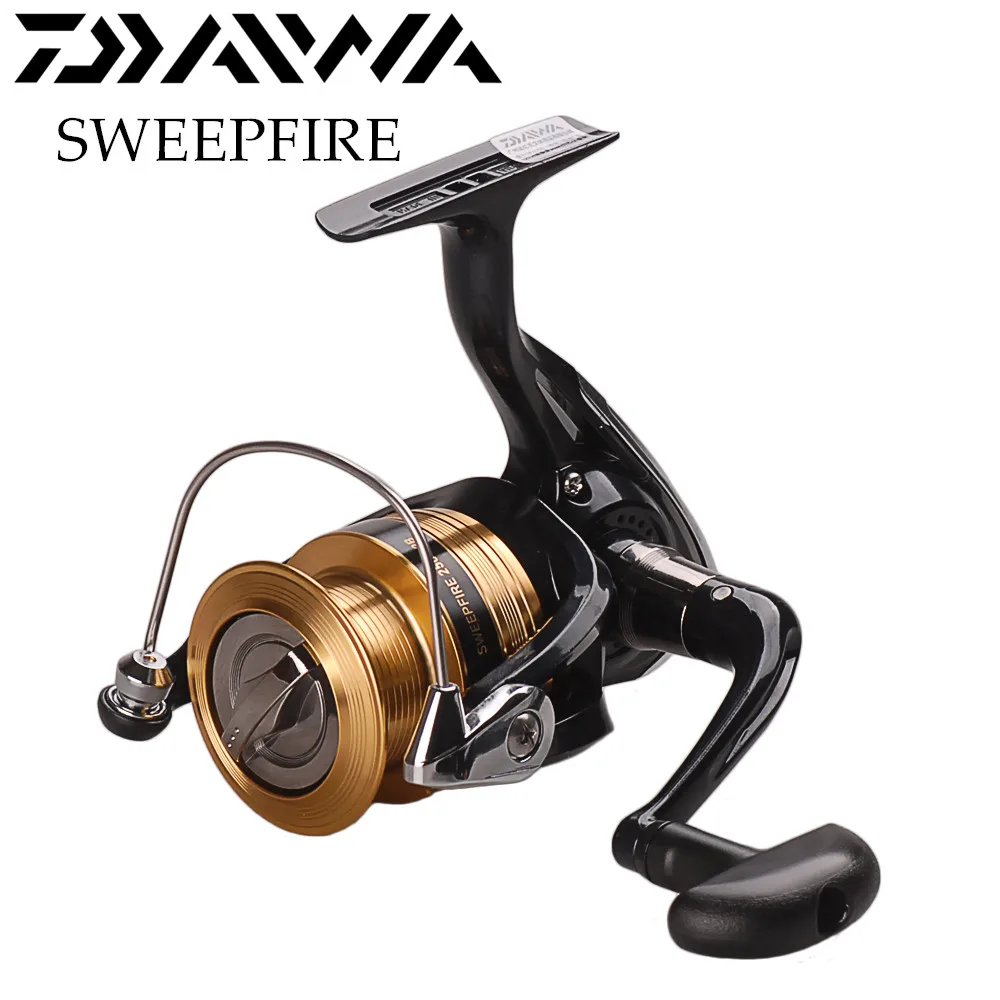 Günstig DAIWA SWEEPFIRE Spinning Angeln Reel 1500 4000 2 Kugellager Spinning Reel Molinetes e Carretilhas Salzwasser Angelrollen