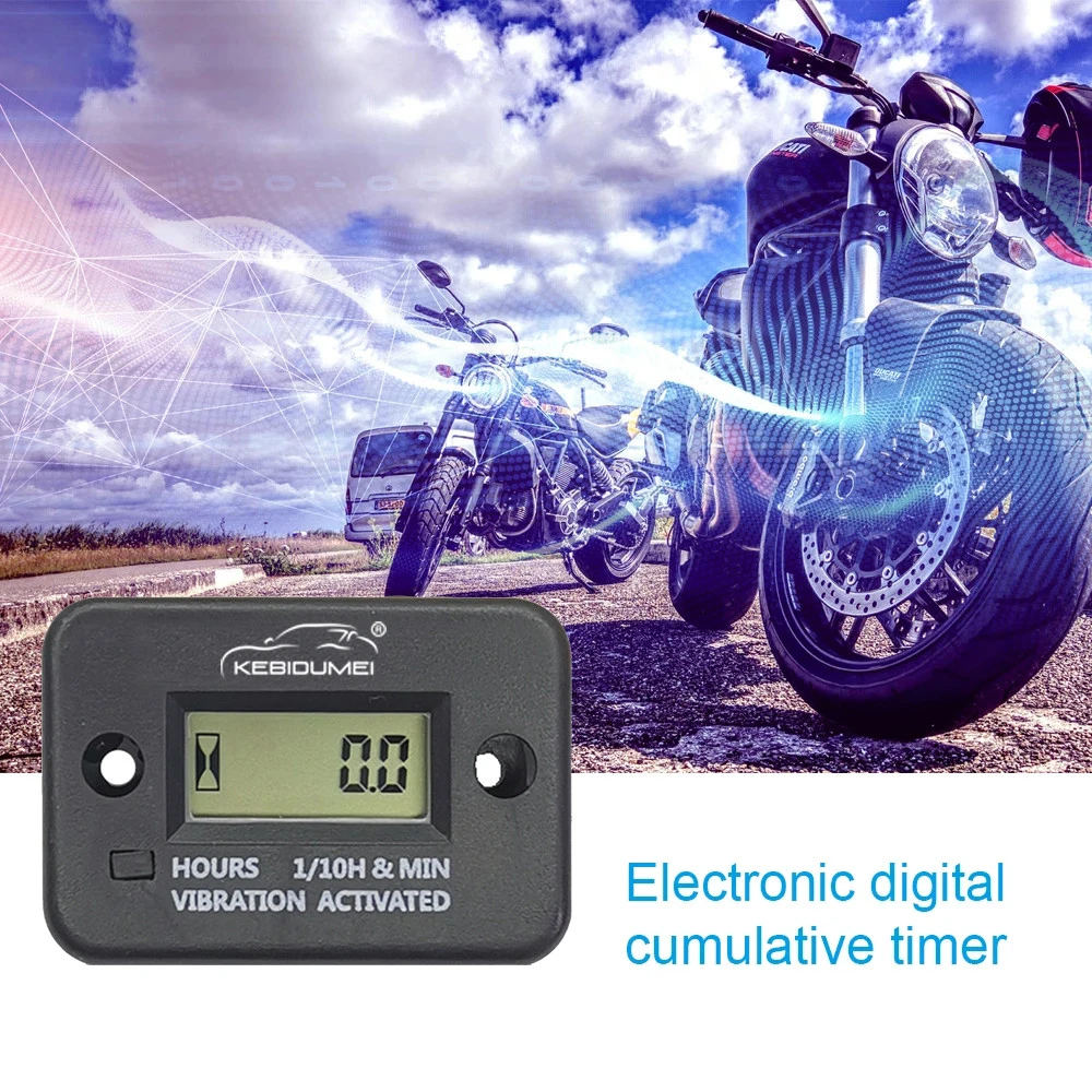 Wireless Digital Hour Meter Tachometer For Motorcycle Boat Engines