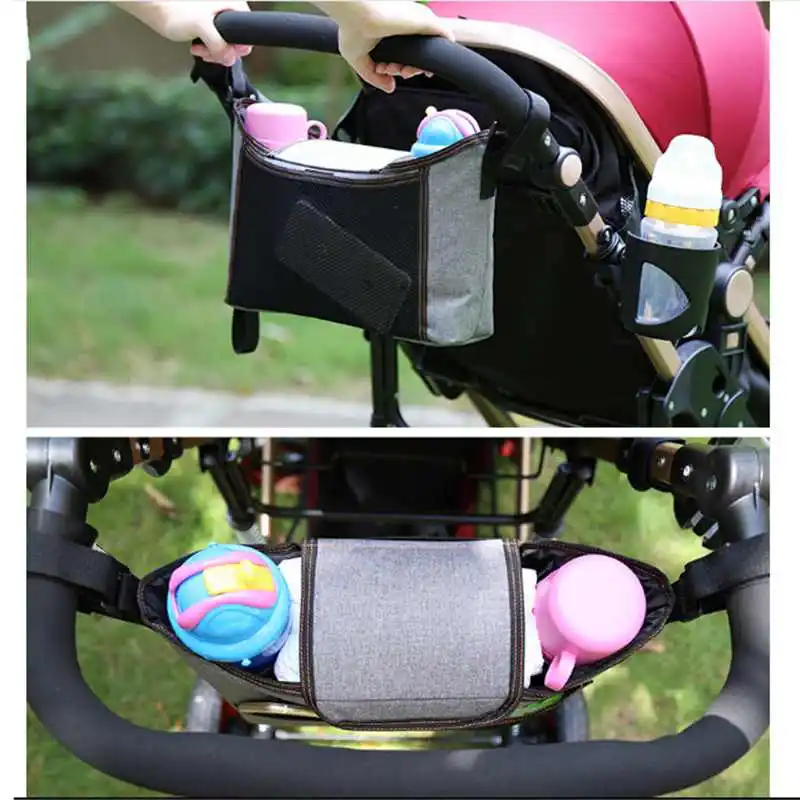 Универсальная легкая сумка для подгузников, органайзер, аксессуары для детской коляски