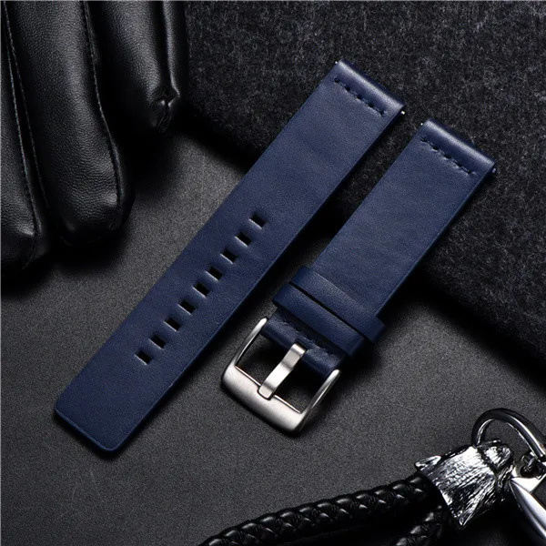 Premium Genuine Leather Quick Release Watch Strap - Sport Smart Watch Band 18mm/20mm/22mm