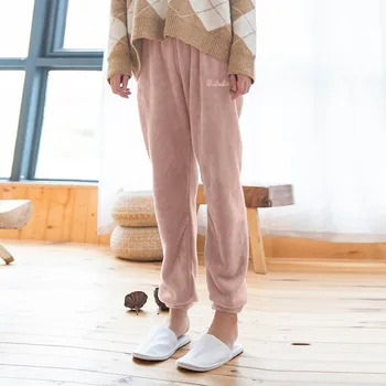 

Pants Women 2019Top New Women's Fashion New Style Pure Coral Velvet Household Trousers Comfortable Pants For Women Leggins