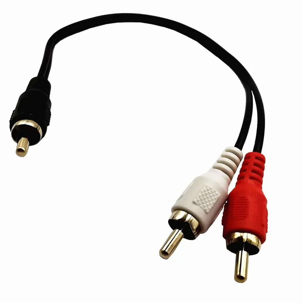 Позолоченный RCA одноминутный кабель Папа-папа ТВ-приставка Лотос 1 революционный