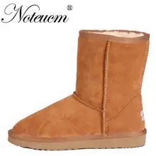 Женская обувь из натуральной кожи; цвет розовый, черный; Сезон Зима; меховая обувь в австралийском стиле; женские ботильоны с искусственным мехом; плюшевые зимние ботинки; Женская обувь в австралийском стиле
