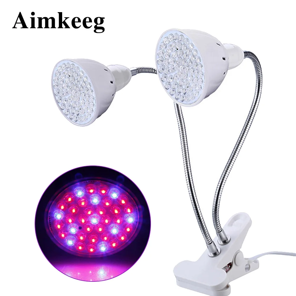 LED Grow Light Full Spectrum Indoor garden AC110-220V diy Plant Clip Phyto Growing Lamps for Vegetable Flower Seedlings Lighting