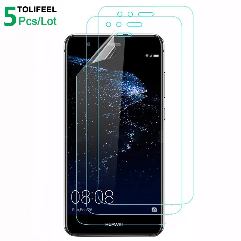 Закаленное стекло для Huawei P10 Lite 5 шт. защита экрана 9H 2.5D Защитное телефона