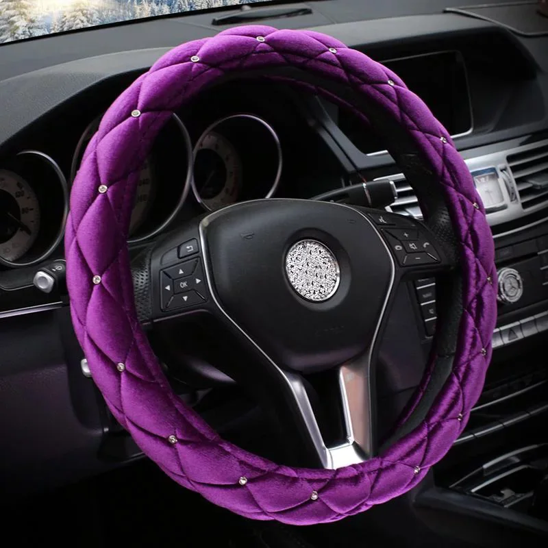 Winter-Steering-Wheel-Cover-Diamond-Crystal-Plush-Fur-Steering-Wheel-Covers-Cases-Auto-Interior-Accessories-For (2)