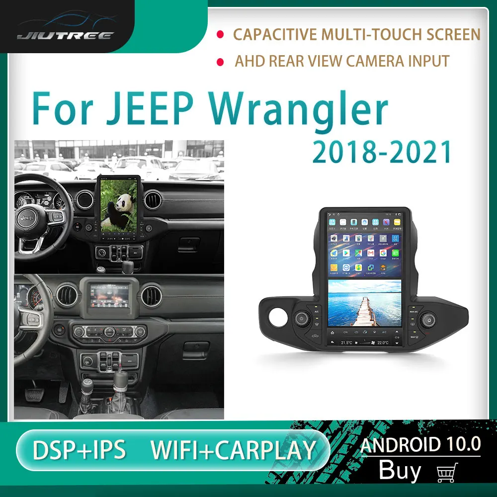 

Android car radio 2din for JEEP Wrangler 2018 2019 2020 2021 multimedia car DVD player Stereo receiver GPS navigator Head Unit