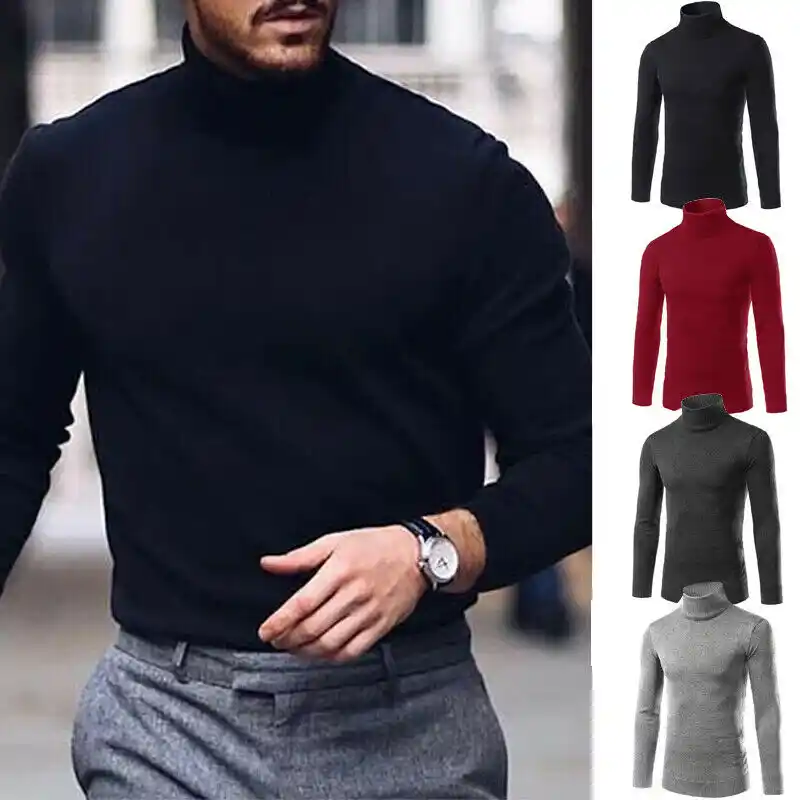 sudaderas de cuello de tortuga para hombre