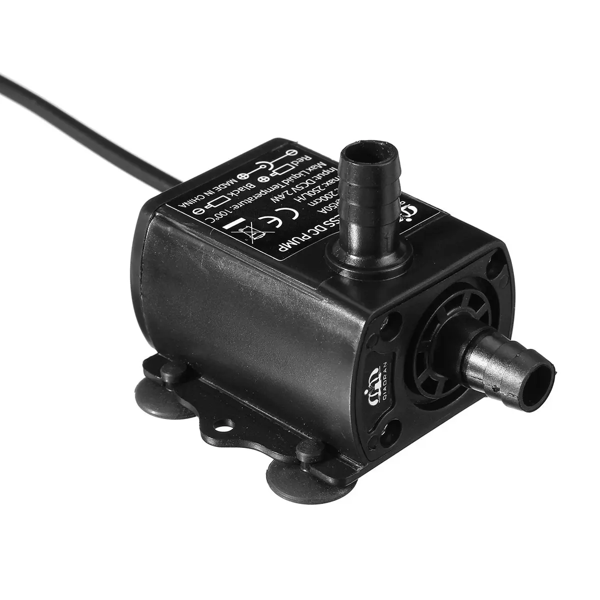 USB DC5V 4,8 W Ультра-тихий мини Бесщеточный Водяной насос Водонепроницаемый подводный фонтан аквариумный циркулирующий 300L/H подъемник 300 см