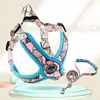 New Pets Dogs Accessories Luminous Adjustable Harness For Dogs Puppy Vest Collar Leash French Bulldog Medium Small Large Dog