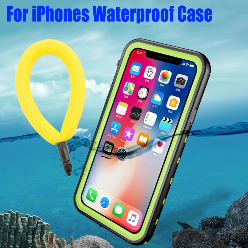 Чехол для IPhone 12 11 Pro Max XS XR RedPepper Dot Plus прозрачная задняя крышка водостойкий IP68
