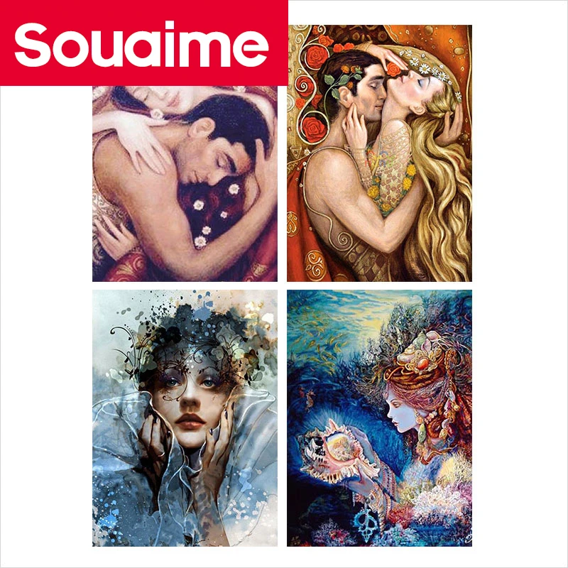 

Full Square/Round Drill 5D DIY Diamond Painting Girl and couple Embroidery Cross Stitch 3D Home Decor